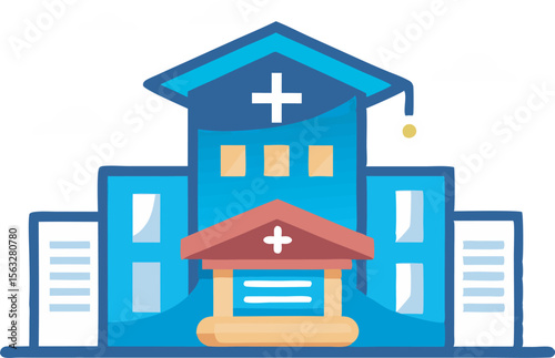This collection of images features medical symbols