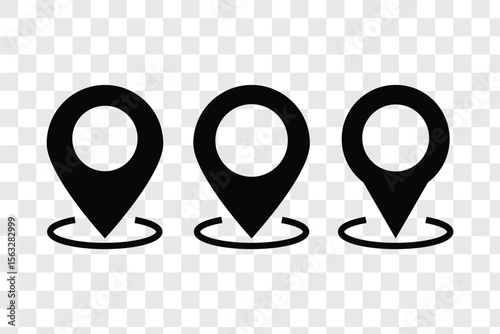 Location icon. Map pin icon set. location marker. location pin. Map pin icon vector illustration eps 10