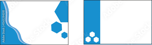 Template of professional business name card