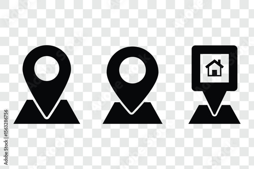 Location icon. Map pin icon set. location marker. location pin. Map pin icon vector illustration eps 10