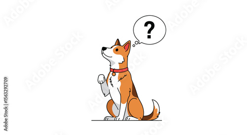 Canine companion seeking understanding and guidance from owner