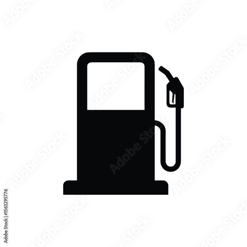 Gas station versus electric charge station vector icons. Refuel car fuel vs charge battery. Vector 10 Eps.