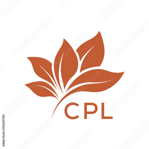 CPL Elegant Minimal Leaf Logo Design , CPL Later Logo, Clean Botanical Logo Design, Eco Friendly Business Logo Vector.
