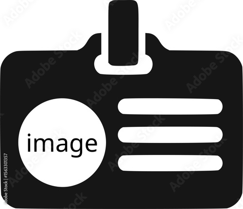 ID badge icon