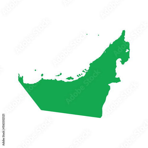 United Arab Emirates Map Boundary