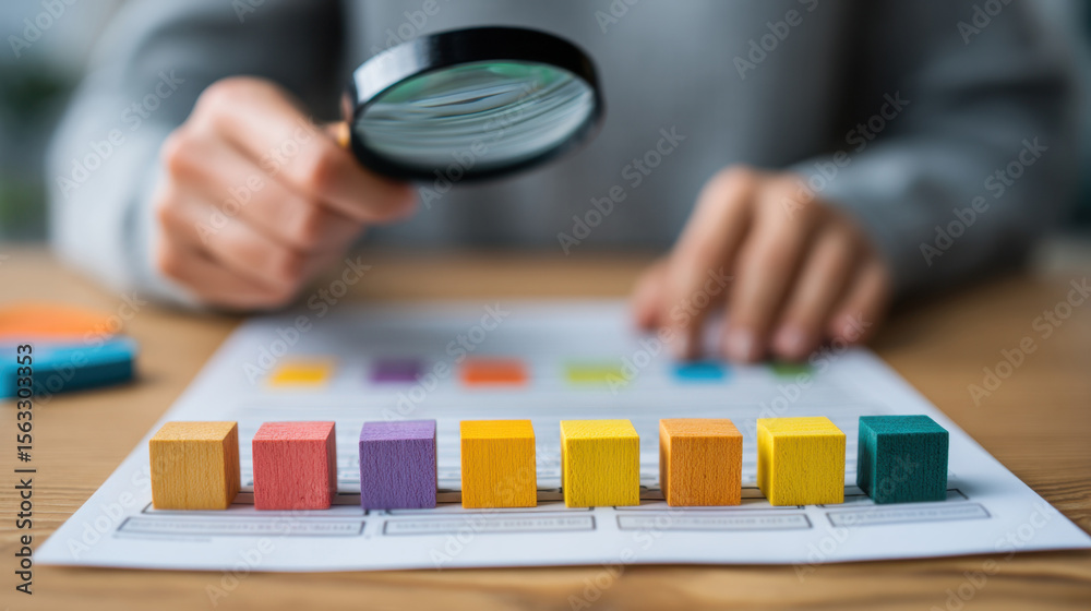 Fototapeta premium Ability to analyze data and scenarios critically, ensuring decisions are informed, strategic, and outcome-focused. 