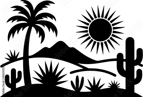 Female Hikers and  biker man Silhouettes with Trekking Poles vector bundle