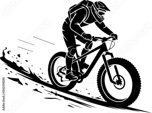 Female Hikers and  biker man Silhouettes with Trekking Poles vector bundle