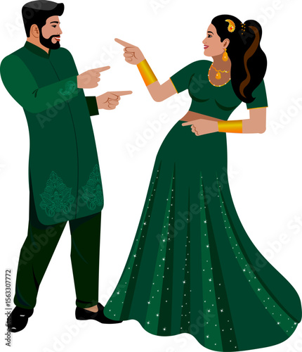 indian wedding best dancer couple
