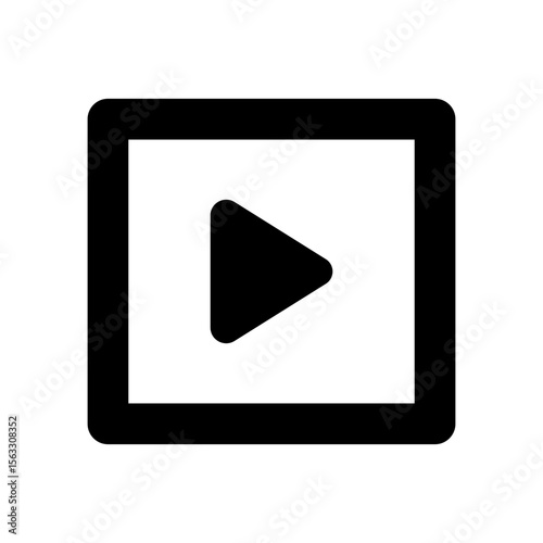 video play button flat icon
