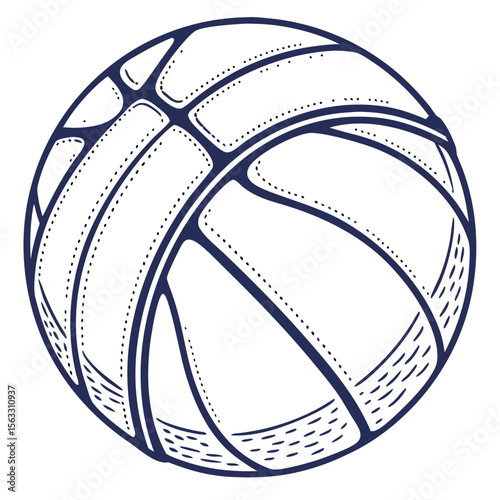 Volleyball Ball Isolated on White Background Vector Illustration

