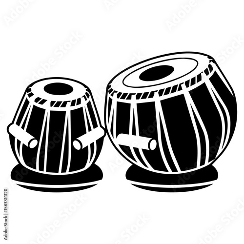 Abstract Tabla Vector Design 1