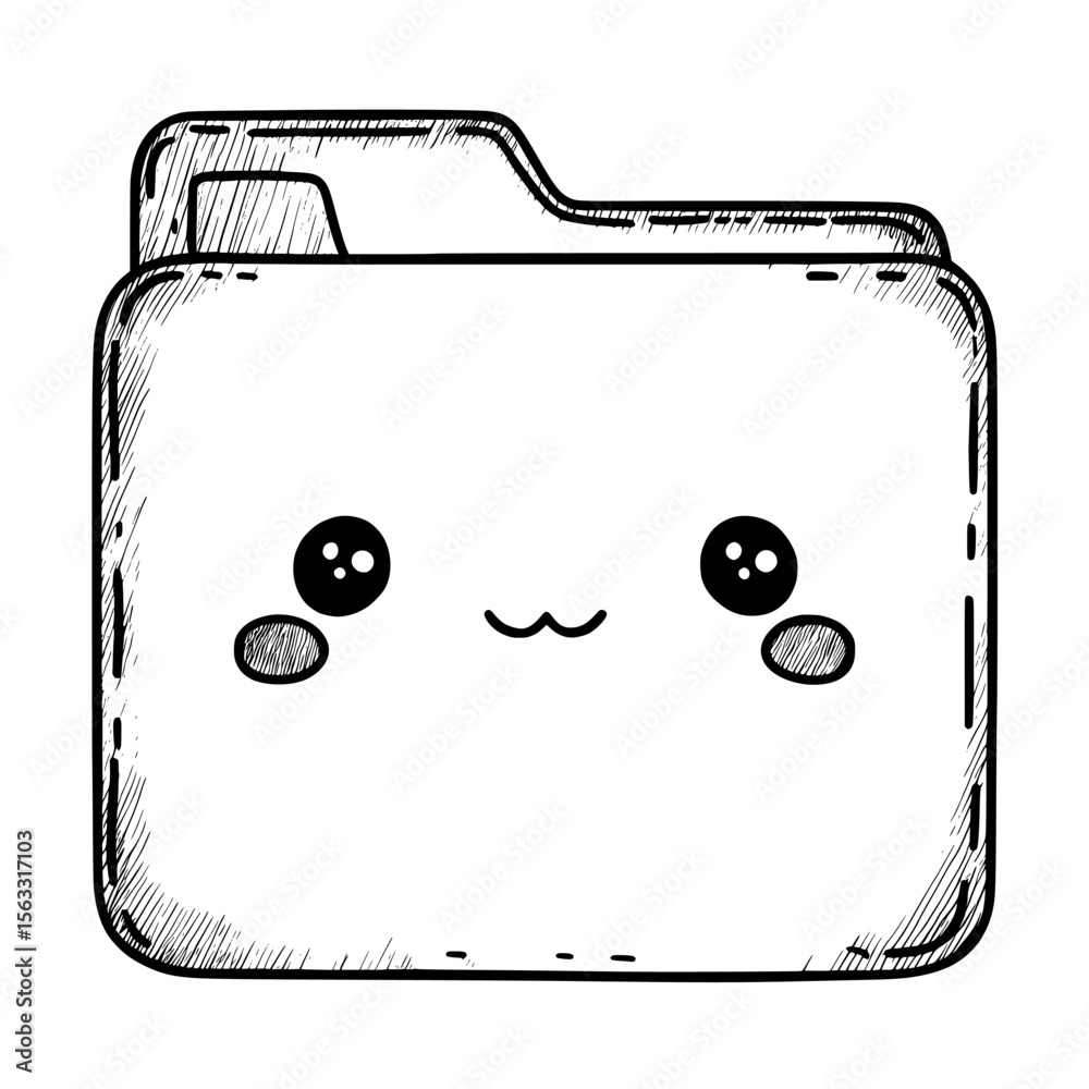 A basic line drawing of a file, great for creating logos and icons that represent files