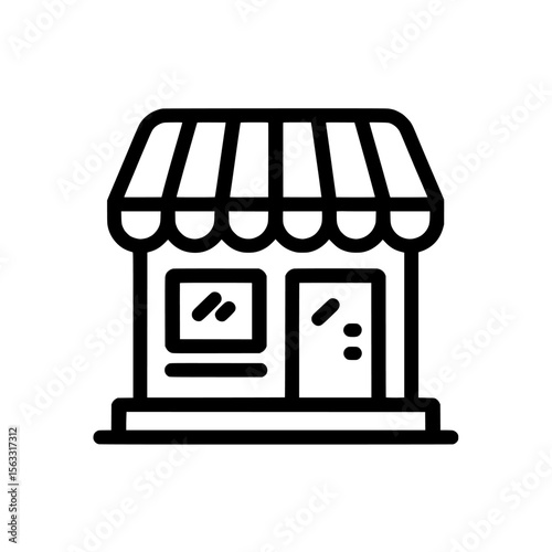 Simple line art of trade commerce is perfectly designed to be used as icons or logos for trade commerce purposes