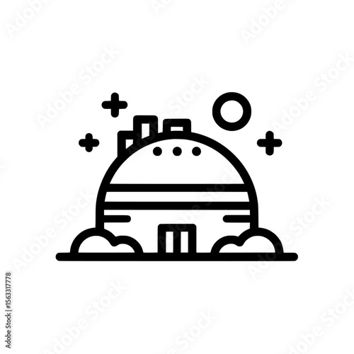 A simple thin line stroke is used as the icon for biomass in anaerobic digestion