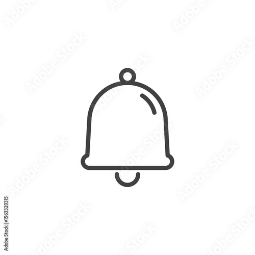 School Bell line icon