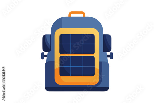 Blue and orange pet carrier with a secure latch and ventilation