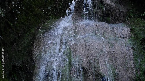 Cascade perdue dans la forêt