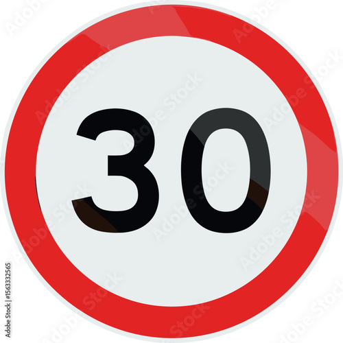driving speed limit thirty 30 sign. printable traffic signs and symbols