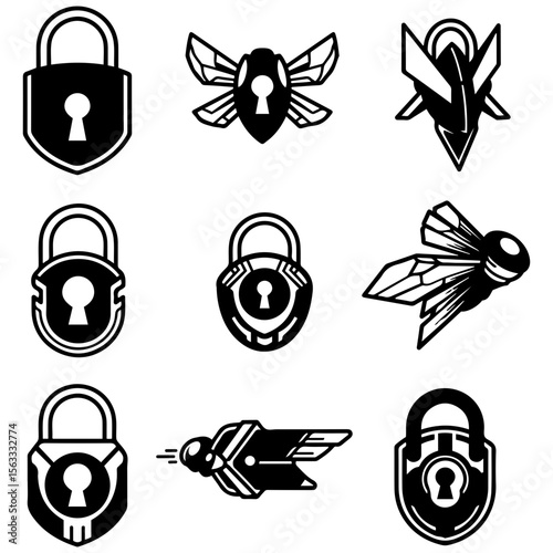 The art of security captured in a silhouette, a stylish and energetic lock design collection