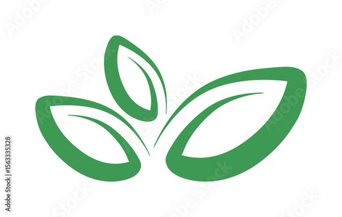 Logo grüne Blätter