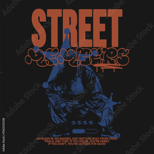 Streetwear urban vector design, Urban stylish for streetwear print, Urban t-shirt design,
Streetwear graphic vector set of print, Vector illustration, Streetwear, Urban