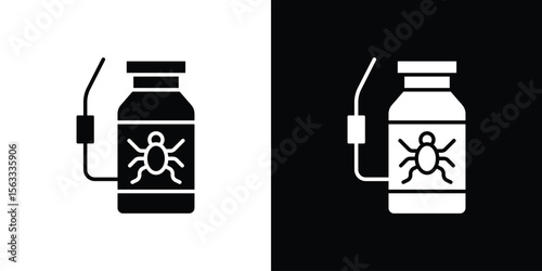 Pesticide icon Set collection. Vector silhouette.
