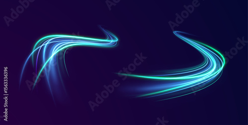 png wave neon lens rotation dynamic swirl sparkle vector bright light glow circle energy tornado transparent particle magic trace flash power vortex background green


