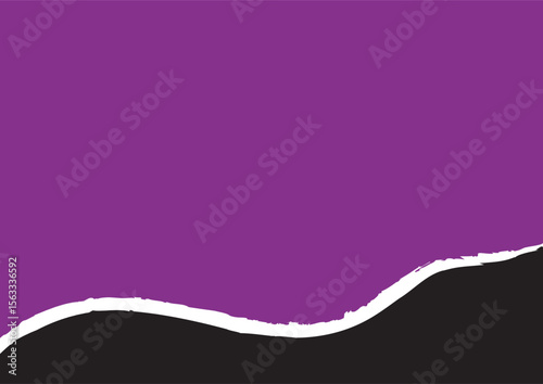 Torn Paper Background. Torn Old Paper Background Vector. Open frame strip with broken border piece. Blank turn note or tag for advertising illustration.