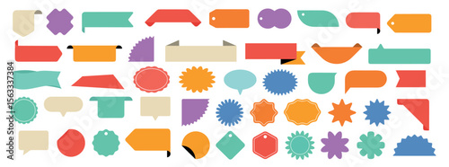 Colorful Sale and Offer Tags Set – Discount Labels, Price Tags, and Banners