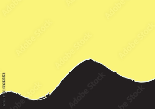 Torn Paper Background. Torn Old Paper Background Vector. Open frame strip with broken border piece. Blank turn note or tag for advertising illustration.
