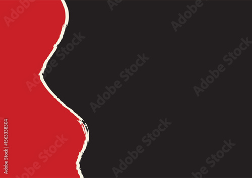 Torn Paper Background. Torn Old Paper Background Vector. Open frame strip with broken border piece. Blank turn note or tag for advertising illustration.