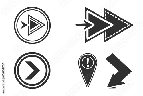 navigation-arrows-and-pointers---black-icons-