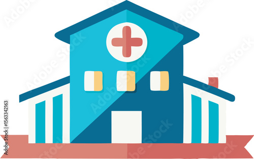 A comprehensive collection of stylized medical icons and illustrations, representing aspects of healthcare, medicine, and well-being with a clean and informative design
