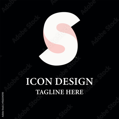 Letter S leaf logo design