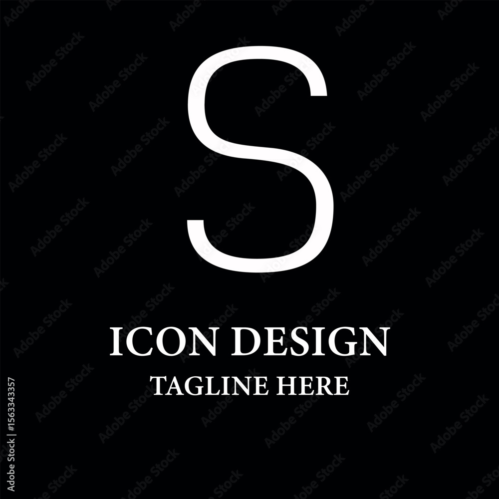 S logo design with simple minimalist line art style and modern for brand S logo design with simple minimalist line art style and modern for brand