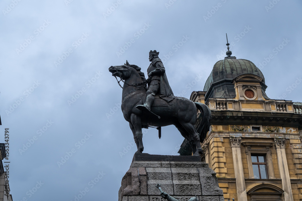 Obraz premium Monument of the Battle of Grunwald. Krakow
