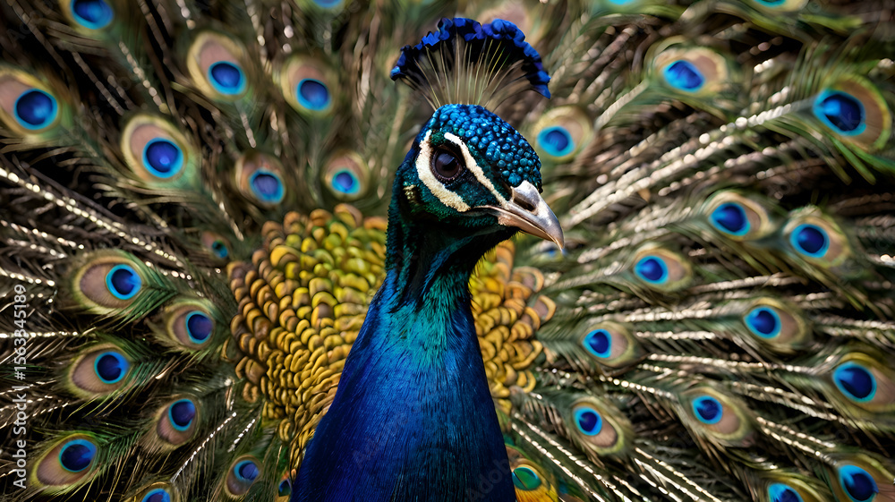 Obraz premium close up of peacock