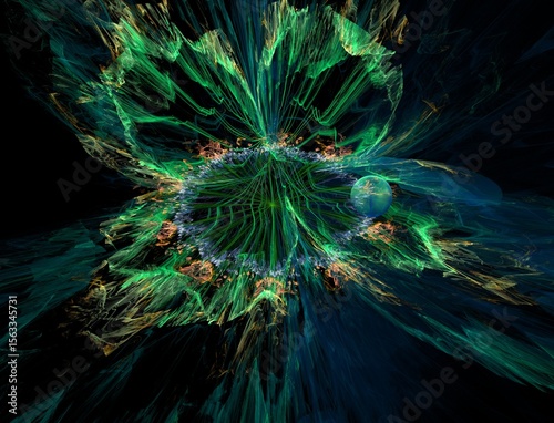 Imaginatory fractal abstract background Image