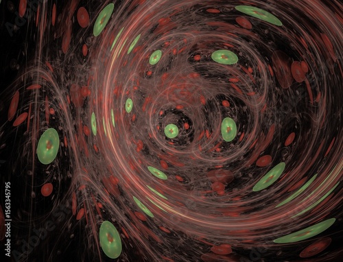 Imaginatory fractal abstract background Image
