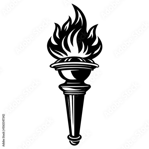 decorative vase isolated on white background