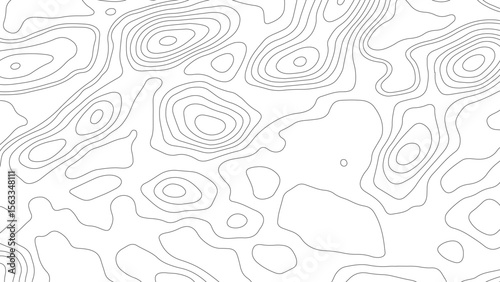 Topographic map lines, contour background. Background of the topographic map. Image grid geographic relief topographic contour line maps cartography texture