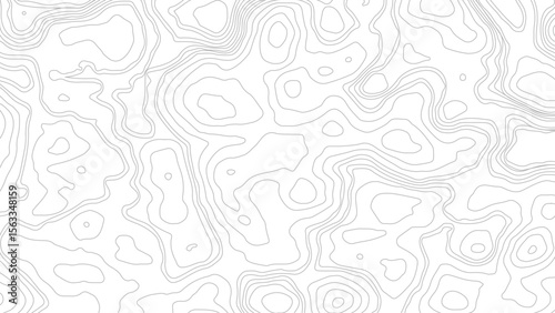 The black on white contours vector topography stylized height of the lines. The concept of a conditional geography scheme and the terrain path.