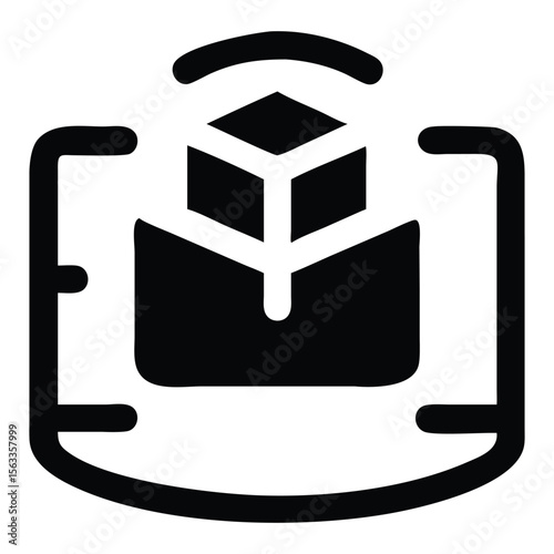Augmented reality cube interface virtual reality technology