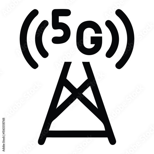 5g tower signal waves cellular communication