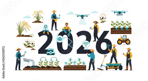 Agriculture 2026: Farmers Utilizing Smart Technology, Drones, And IoT For Sustainable Farming Practices