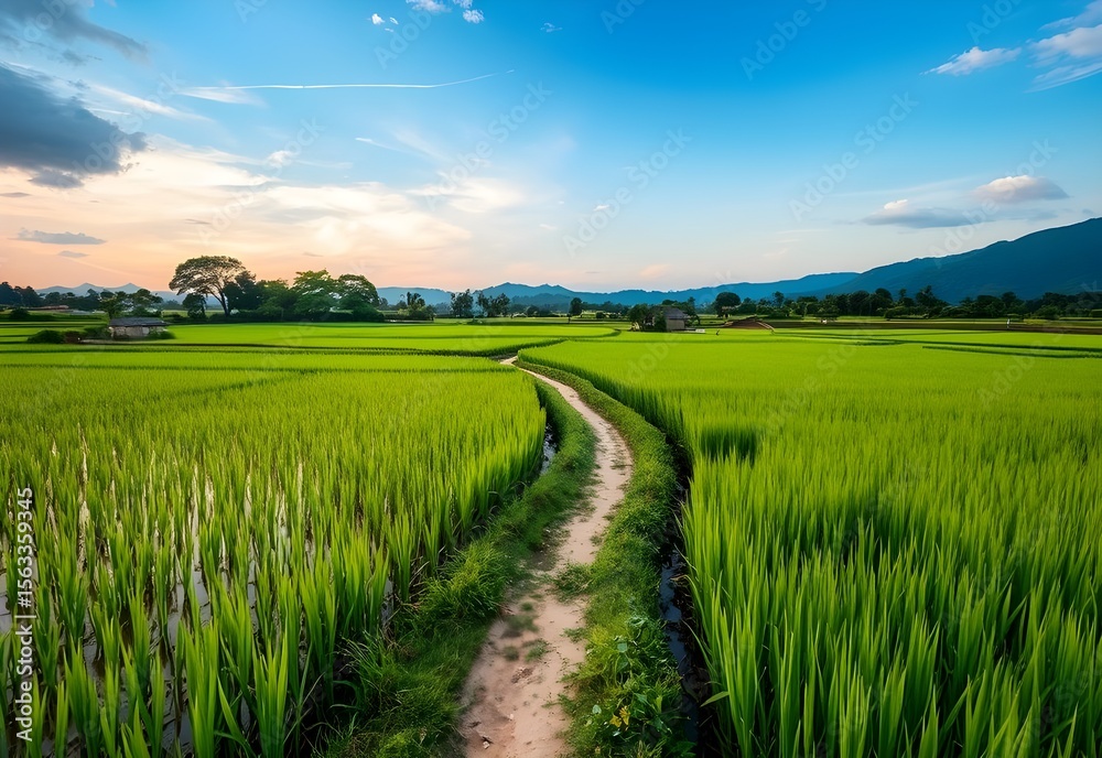 Fototapeta premium road in the field