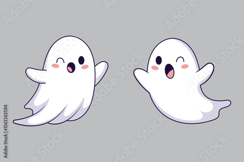 halloween scary and funny ghosts