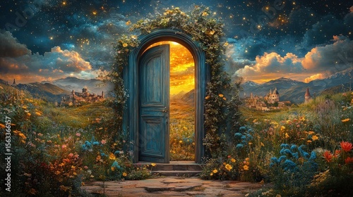 Magical portal to another world