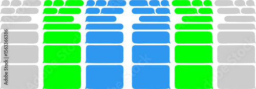 Modern Text Message Chat Bubble Template